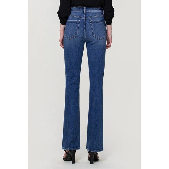 VERVET BY FLYING MONKEY Women's Blue Boot Cut Jeans - Picture 11 of 12
